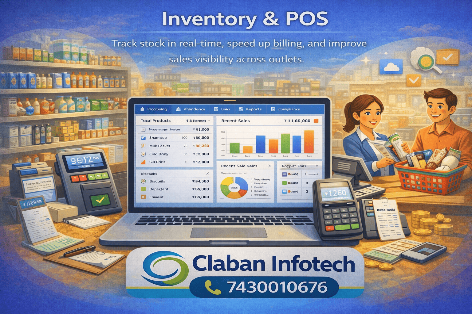 Inventory and POS software for retail stores